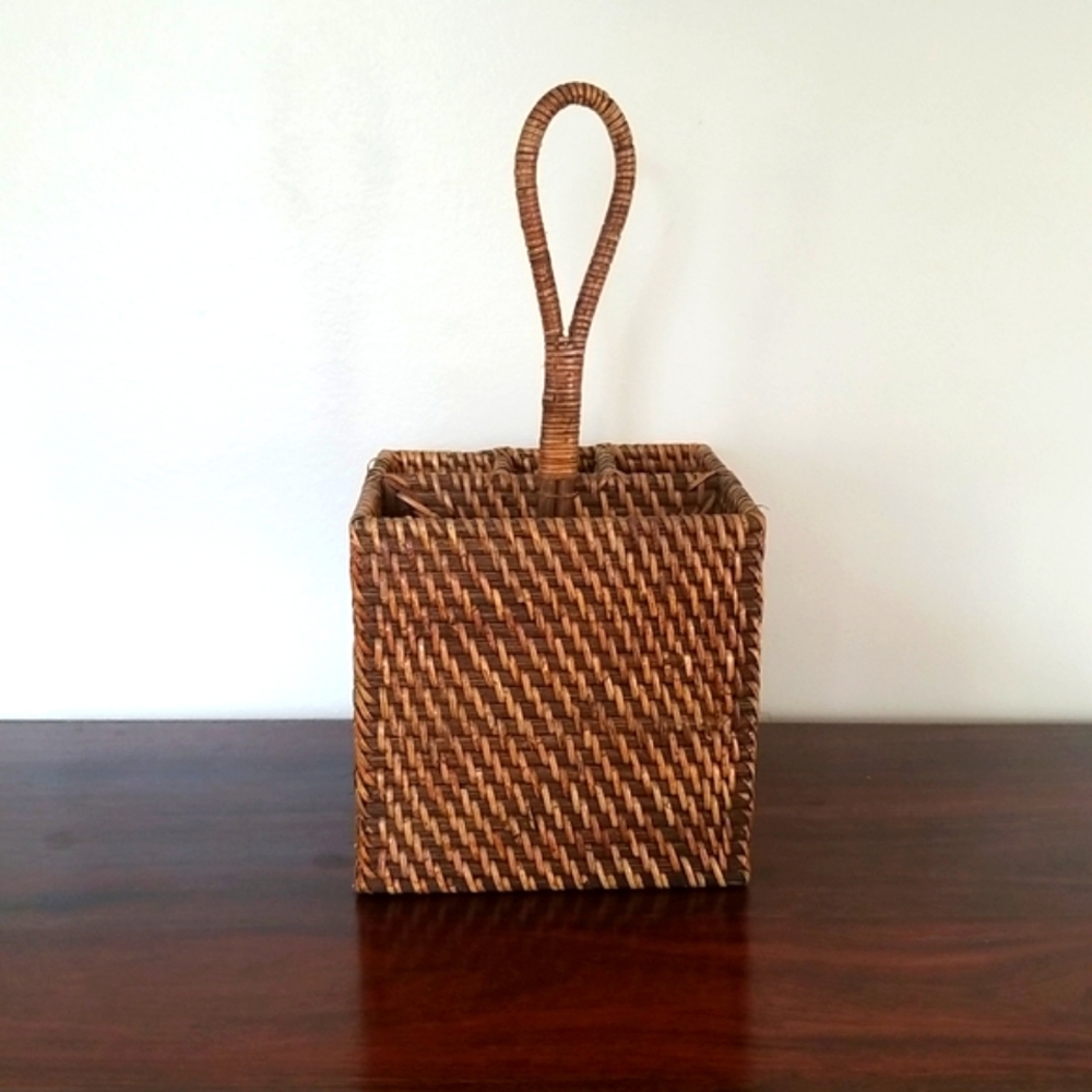 Wicker Organizer.